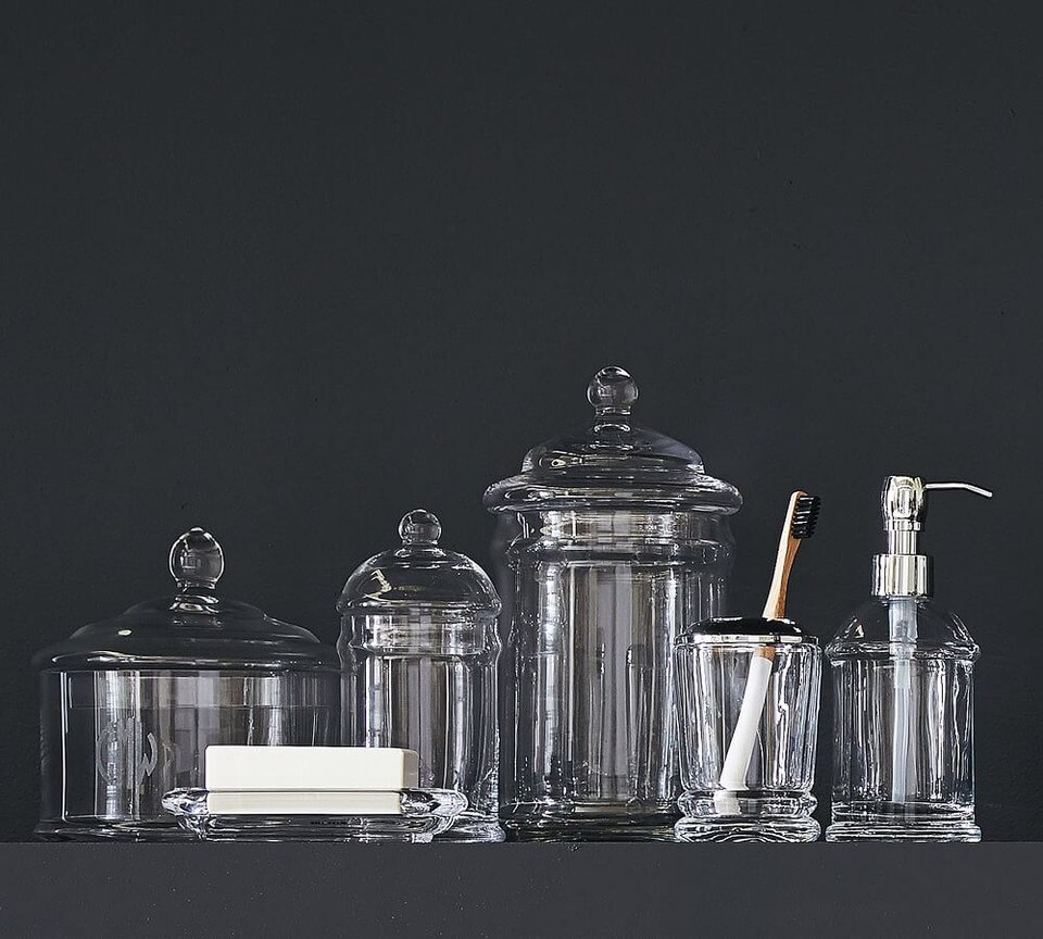 PB Classic Glass Bath Accessories Pottery Barn Australia